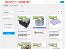 Tablet Screenshot of hierwohnstdu.de